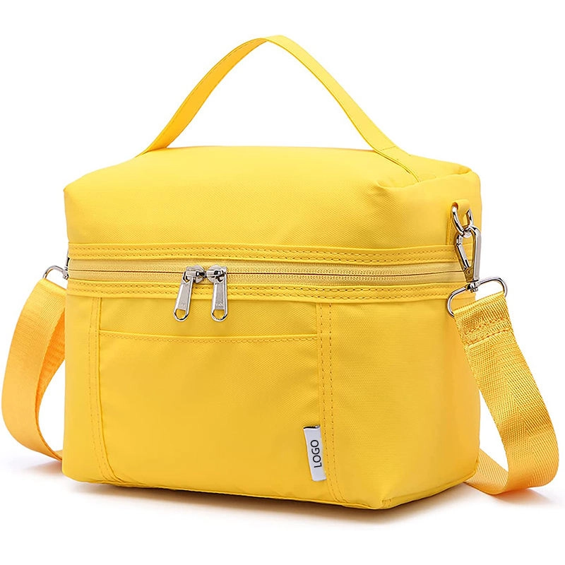 크로스 바디 라이트 컬러 우아한 소녀 도시락 도시락 보관 가방