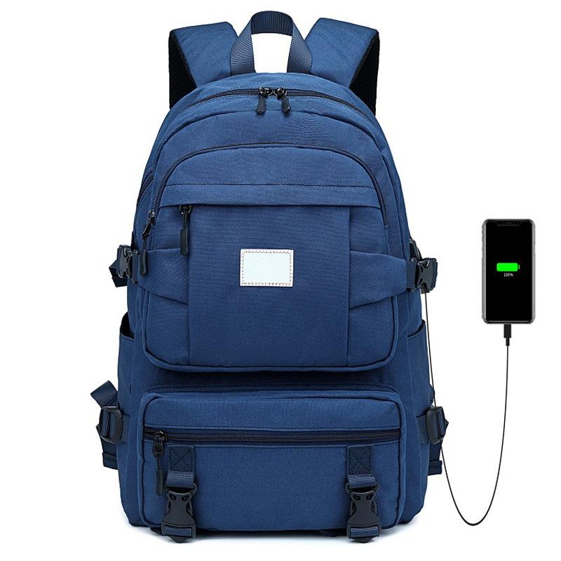 BSCI 제조 업체  USB 대용량 다기능 여행 학교 배낭 