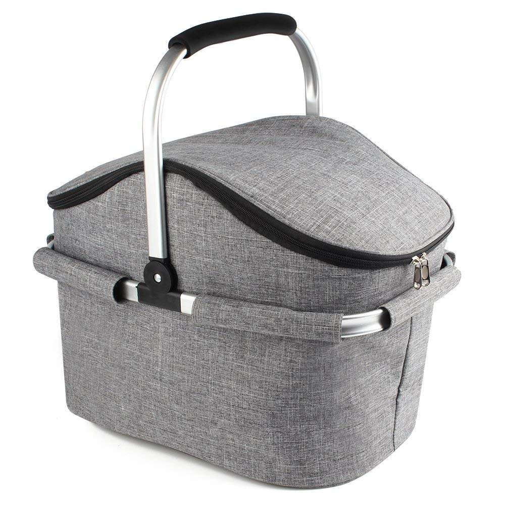 접이식 절연 피크닉 쿨러 바구니 