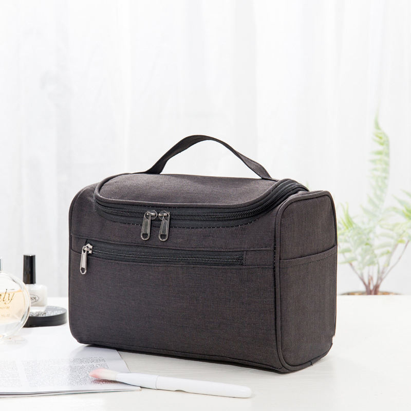 큰 대용량 지퍼 휴대용  여행 메이크업 세면 용품 화장품 가방