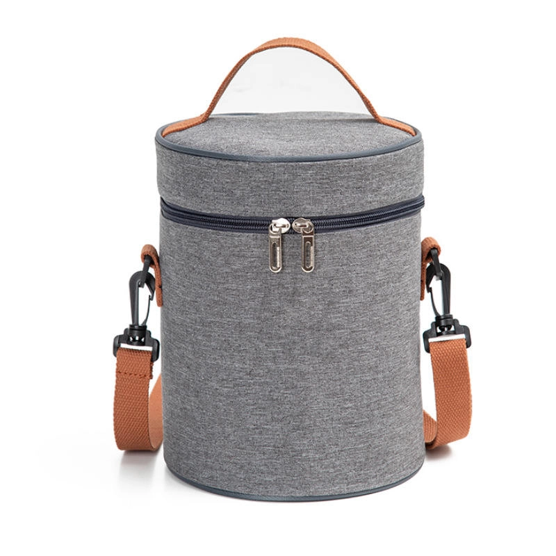 실린더 간단한 유행 휴대용 열 점심 냉각기 부대 