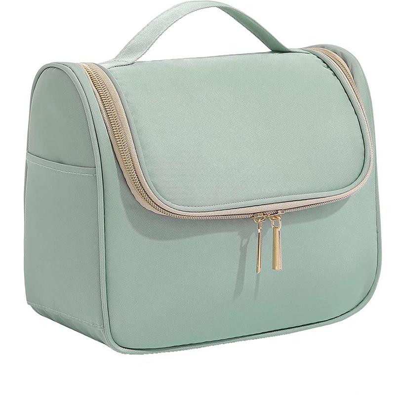 녹색 여행  세면 용품 화장품 메이크업 핸드백 교수형 