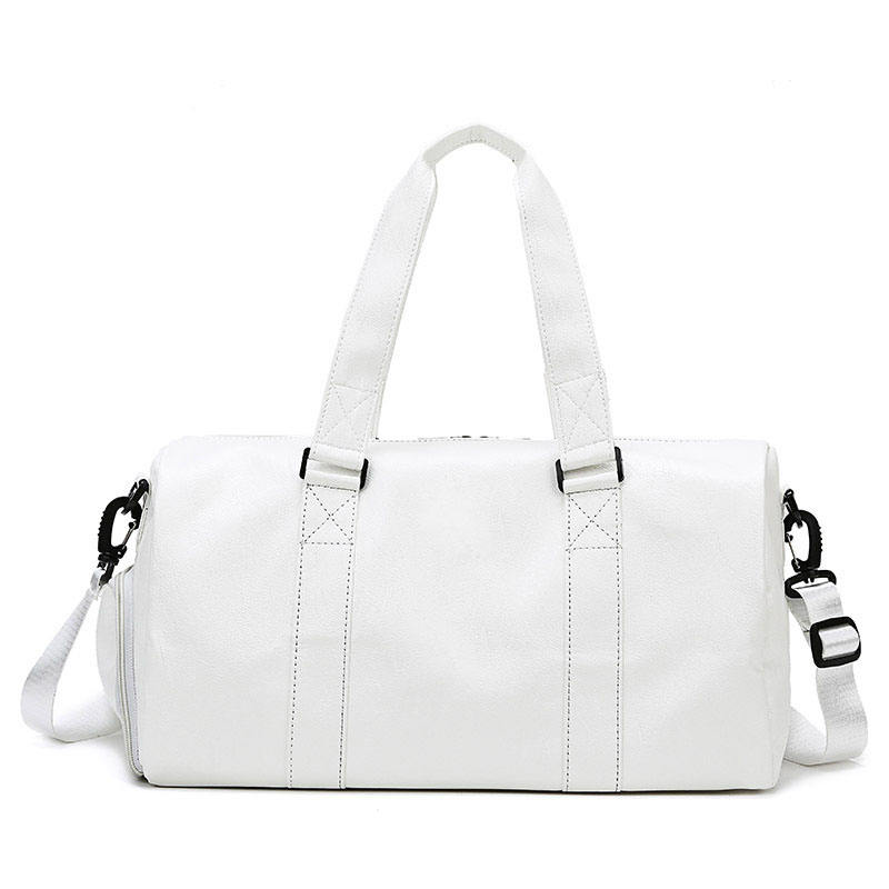  스포츠 가죽 남여 체육관 신발 컴 파트먼트 가죽  숄더 백 