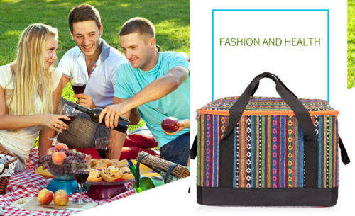 다기능 점심 가방 피크닉 상자 얼음 패키지 냉각기 가방 전체 인쇄