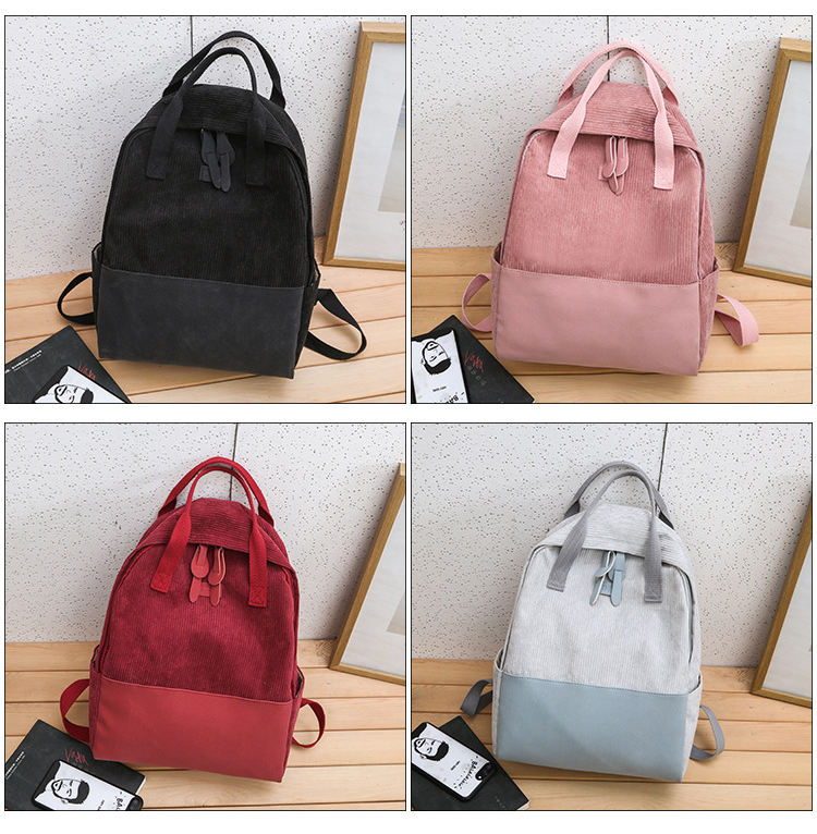 디자이너 대학  한국 스타일  소프트 백  학교 가방 배낭 