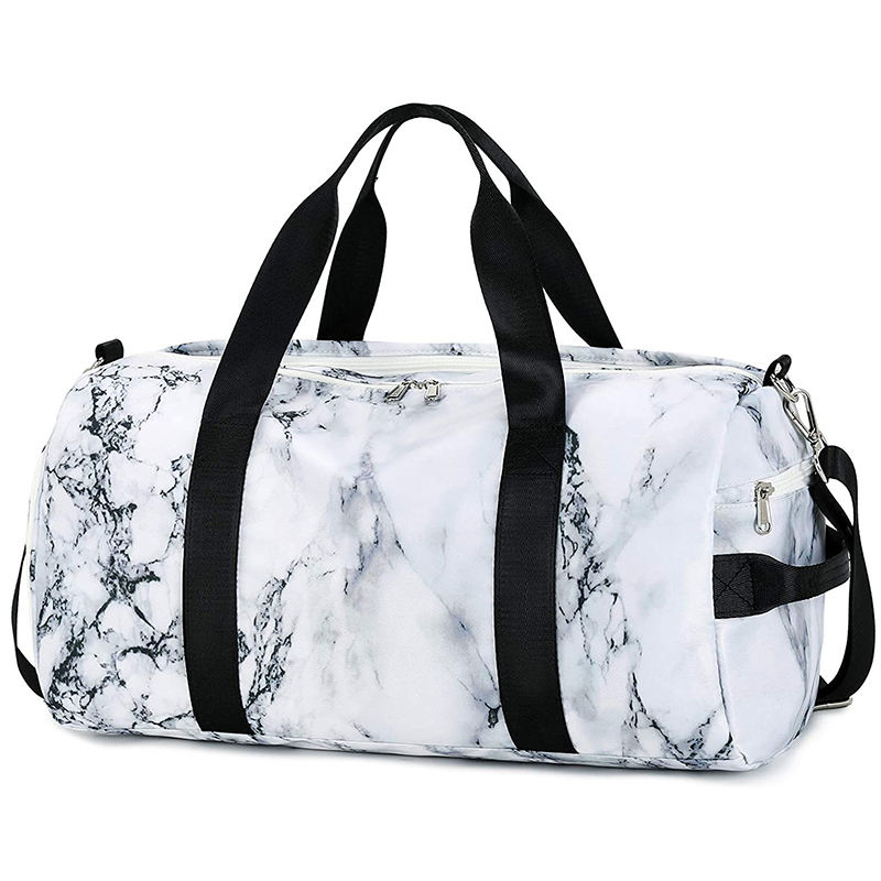 젖은 주머니와 신발 수납칸이 있는  여행용  오버나이트 백 