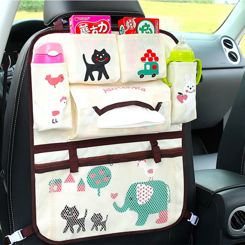 뜨거운 판매 멀티 포켓 자동차 뒷좌석 스토리지 컵 홀더 쿨러