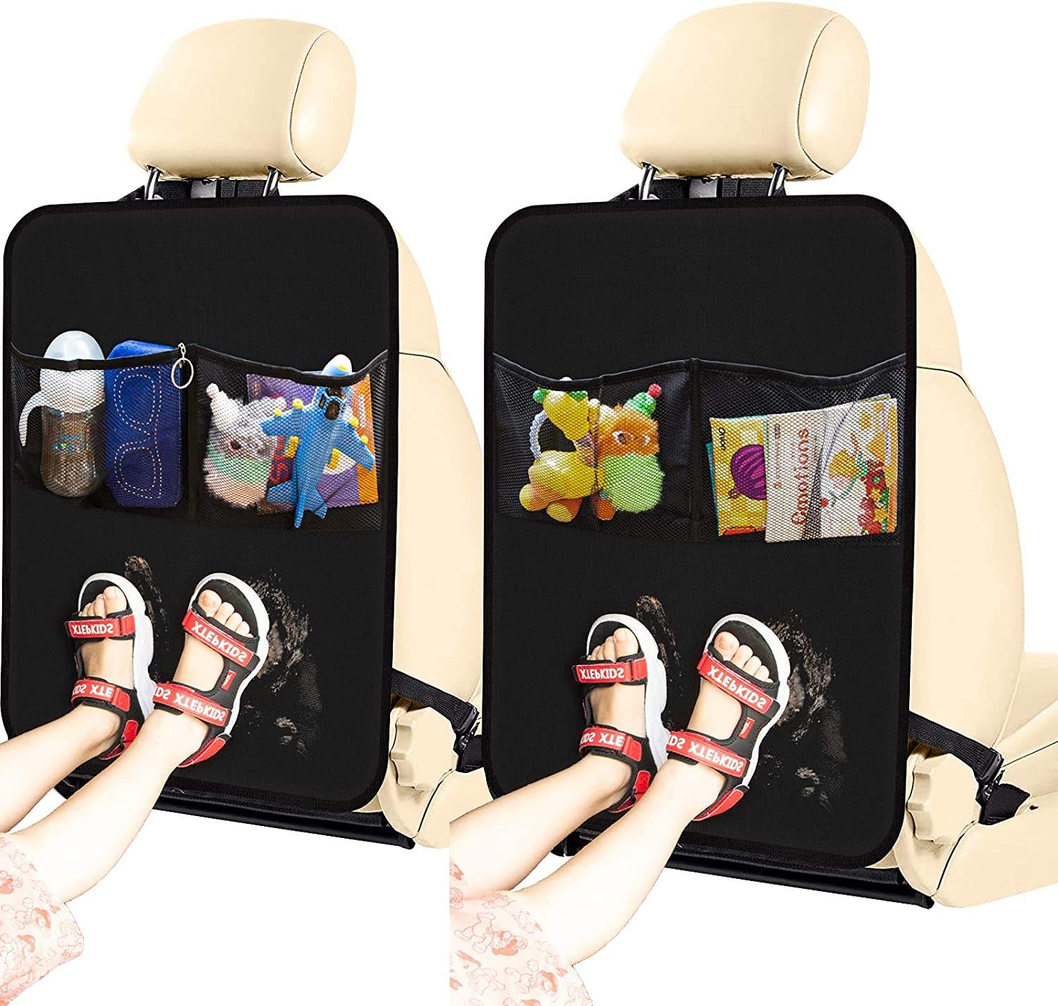 자동차 좌석 보호대 커버 자동차 다기능  뒷좌석 보관 가방