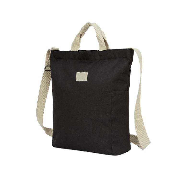  RPET 패션 디자인  인쇄 된 토트 백 휴대용 캐리 캔버스 토트 백 