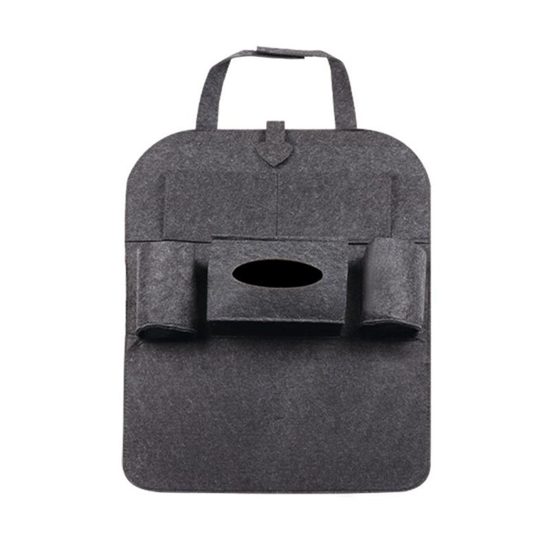 헤비 듀티 자동차  펠트 베스트 셀러 행잉 접이식 백 시트 티슈 홀더 포함