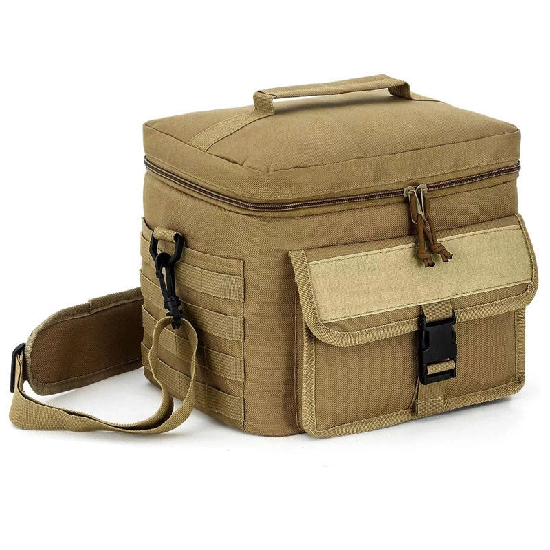 하이킹 전술 식품 절연 알루미늄 호일 주최자 열 쿨러 점심 가방