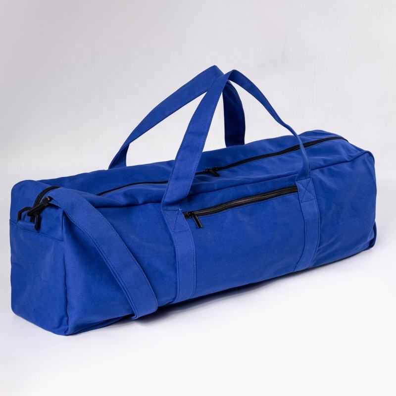 튼튼한 친환경 코튼 컬러 캔버스 요가 매트 가방