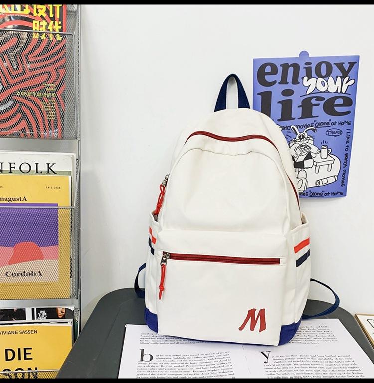 대학 학생 책 가방영국 여성  방수 배낭