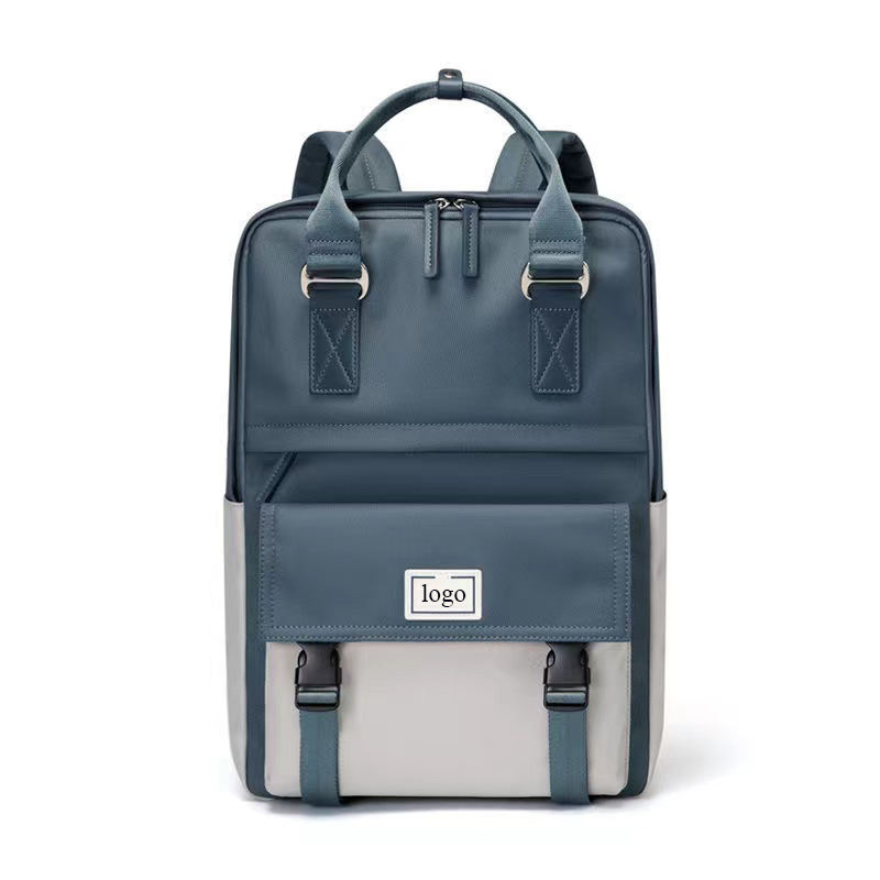 노트북 배낭 15.6 인치 병 사이드 포켓 있는 세련된 대학 학교 배낭 가방 