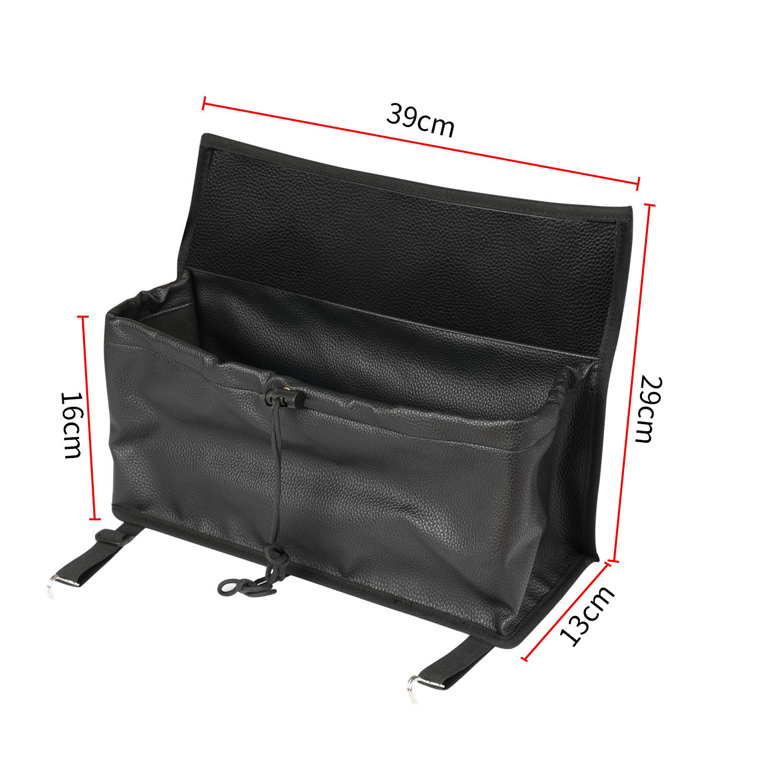 두 좌석 사이의 보관소 가죽자동차 보호 스크린 격리 보관함 