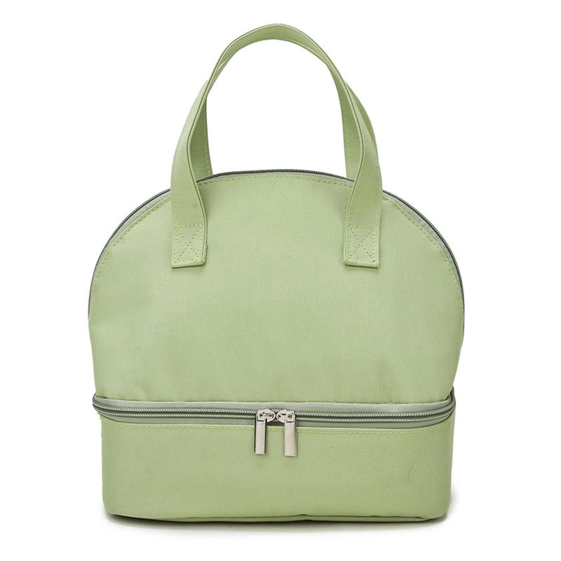 통기성 더블 레이어 쉬운 휴대 아이스 쿨러 가방