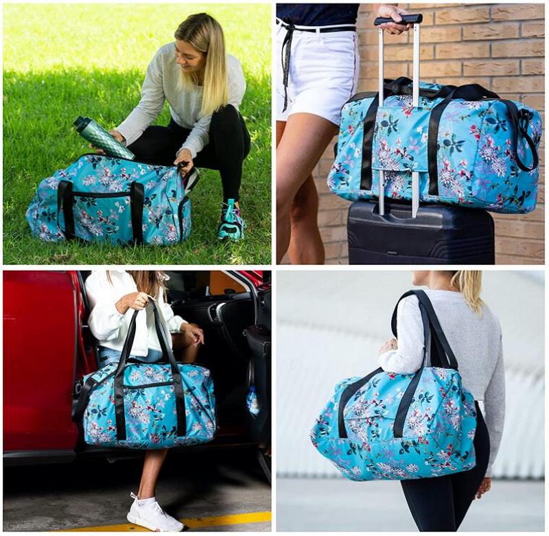 야간 주말 체육관 가방  백 여행 전체 인쇄 