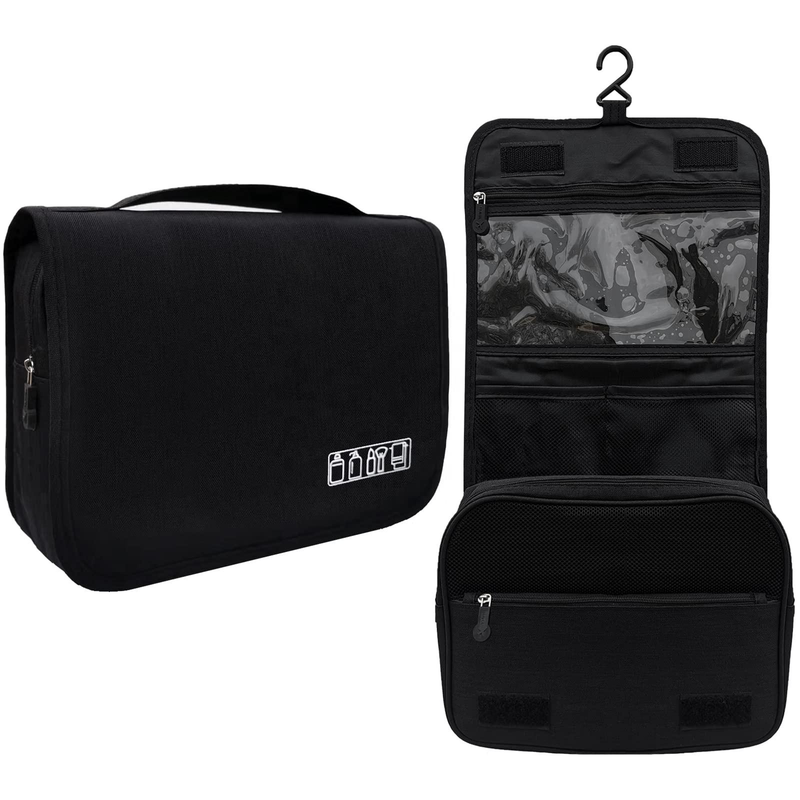 새로운 디자이너 망 세면 용품 보관 걸이 화장품 메쉬 워시 가방