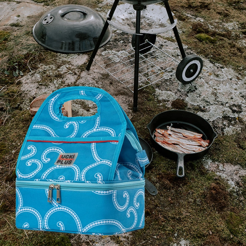 손잡이가있는 휴대용 캐리어 열 가방