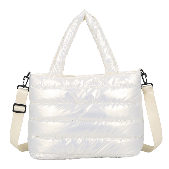 패션 맞춤형 소녀 여행 여성 대형 퀼트 퍼퍼 토트 백