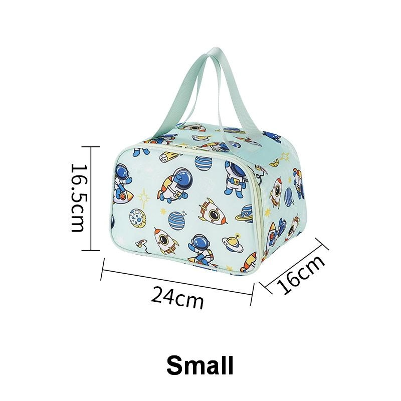 휴대용 방수 두꺼운 알루미늄 호일 절연 쿨러 점심 가방 