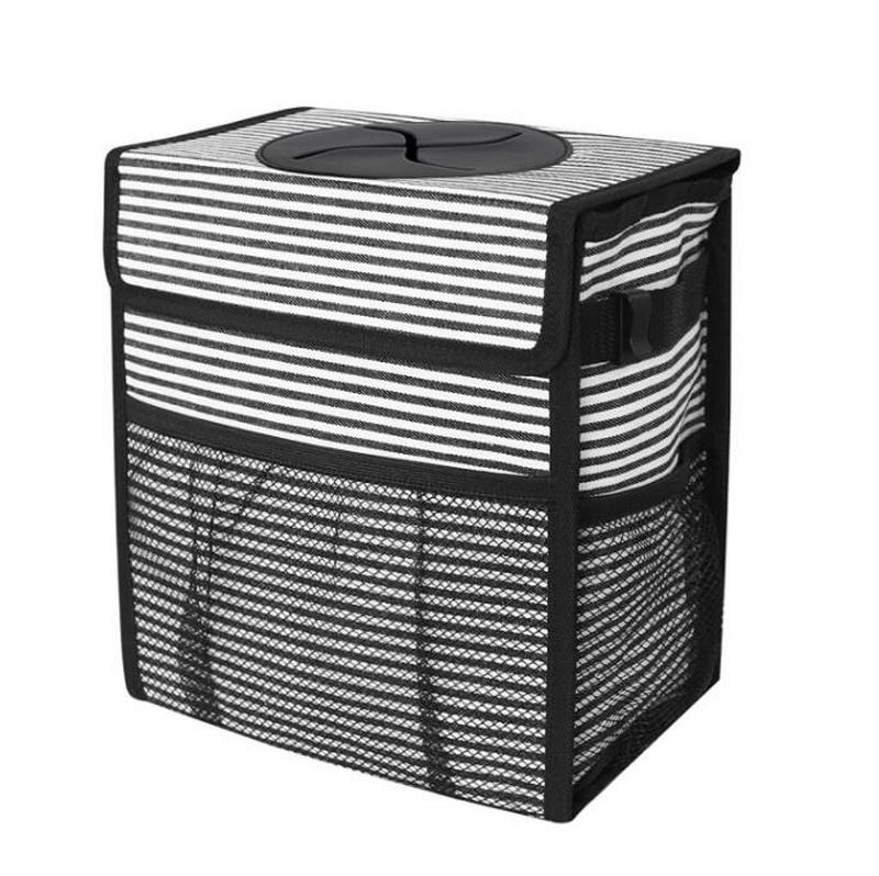 대용량 앞 뒤 좌석 자동차 용 덮개가있는 트럭 쓰레기통