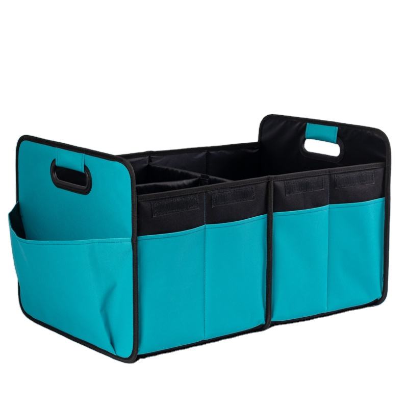 자동차 콘솔  접이식 강화 핸들 자동차 트렁크 스토리지 박스