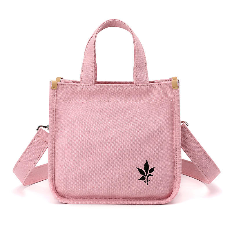  인쇄 로고 Crossbody 어깨 가방과  캔버스 끈달린 가방 