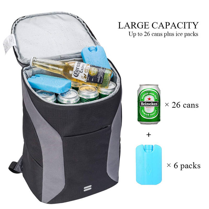 배낭 쿨러 절연 누출 방지 점심 쿨러 배낭 절연 경량 남성 여성 피크닉, 공원, 하이킹