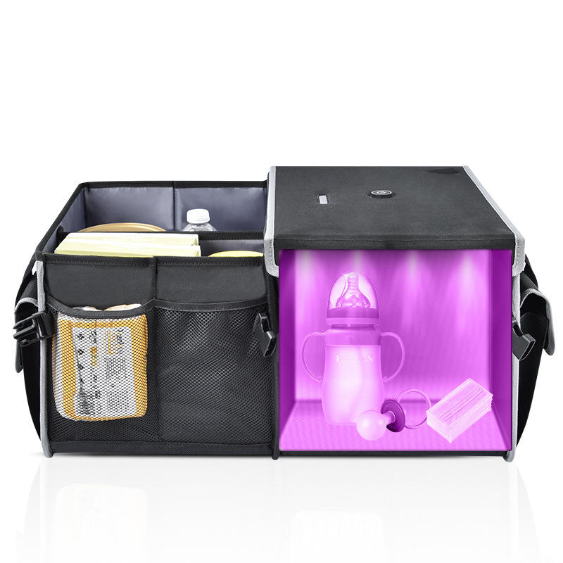 BSCI 제조업체 다기능 UVC 소독 자동차 트렁크 정리 접이식 