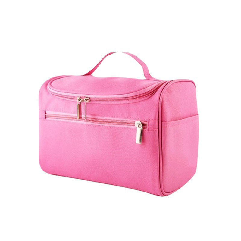 핑크 내구성 휴대용 고품질 대형 메이크업 세면 용품 화장품 가방