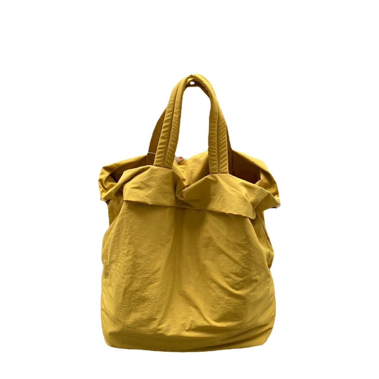 유기농 면화 캔버스 토트 백 한국 스타일  토트 쇼핑백 어깨 가방 