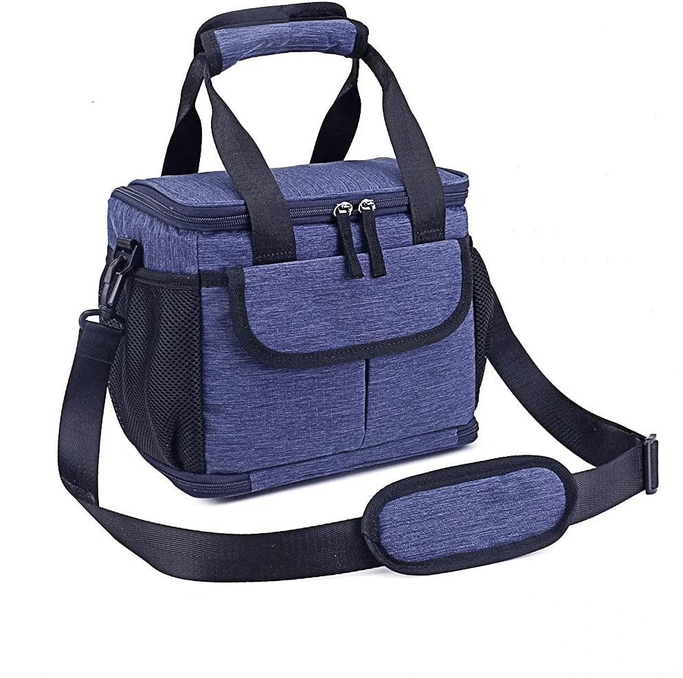 접이식 재활용 휴대용 옥스포드 천 대용량 단열 점심 쿨러 백 