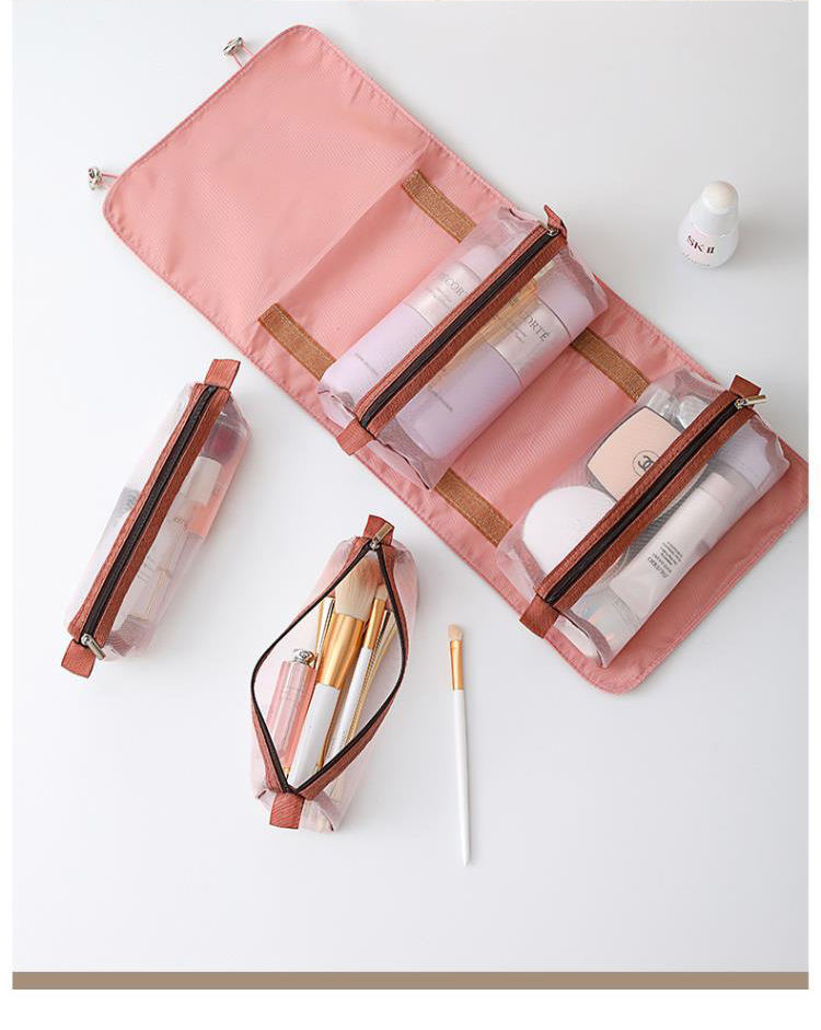 튼튼한 휴대용 방수 작은 나일론 메시 화장용 가방