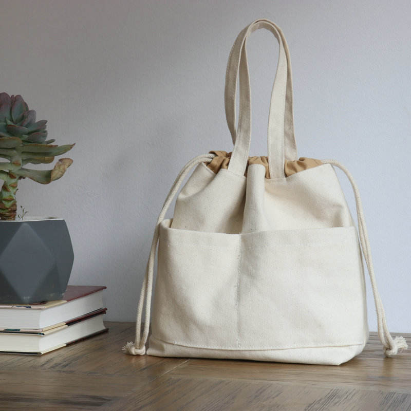 인쇄 저렴한 에코 작은  토트 백 졸라 매는 끈 면화 캔버스 