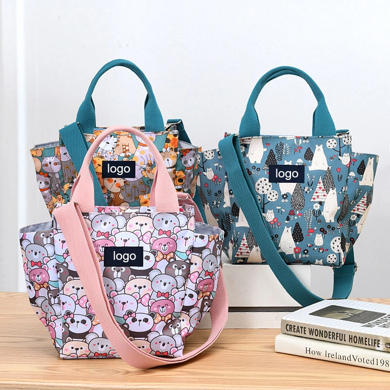  여성 절연 조절식 어깨끈이 있는 쿨러 런치 백 