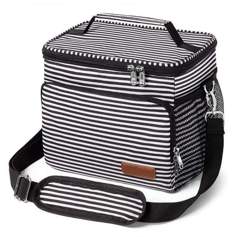 휴대용 방수 줄무늬 열 eva 쿨러 가방