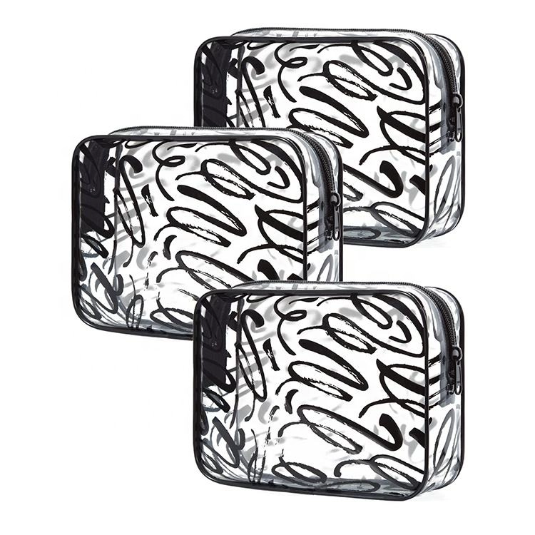 투명 화장품 메이크업 가방 