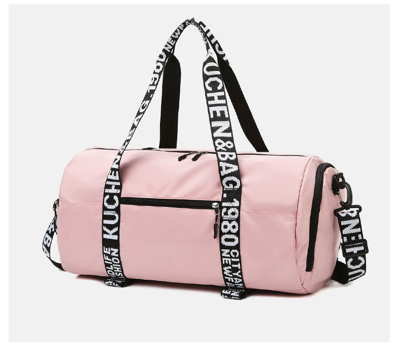 신발 구획과 새로운 패션 소프트 스트랩 핑크 스포츠 듀펠 토트 백