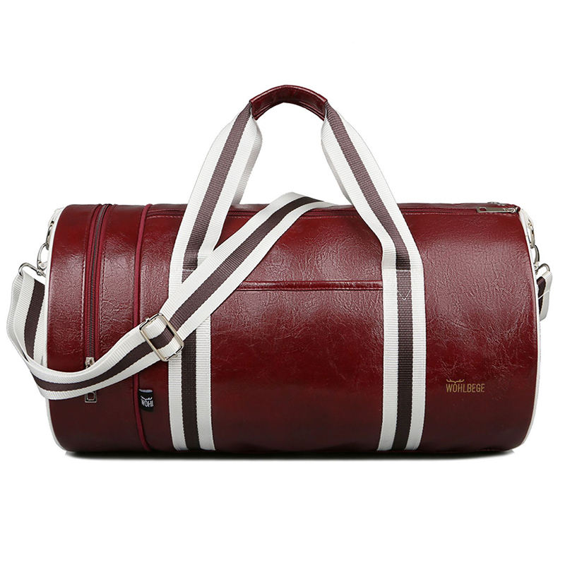  신발 구획 방수  호화스러운 스포츠 체육관 가죽  백 