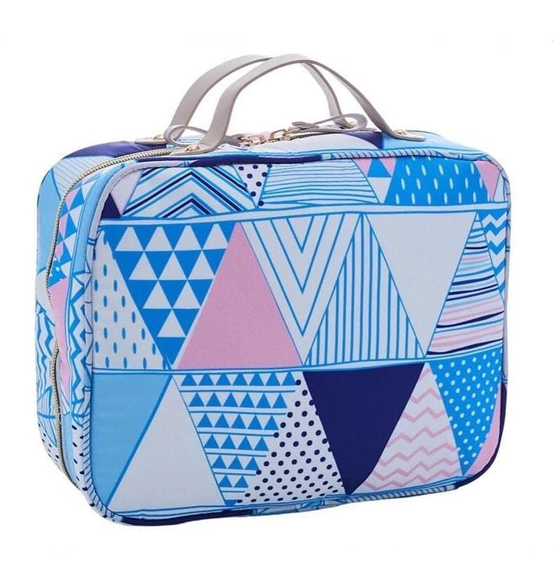 접을 수있는 메이크업 주최자 세면 용품 가방