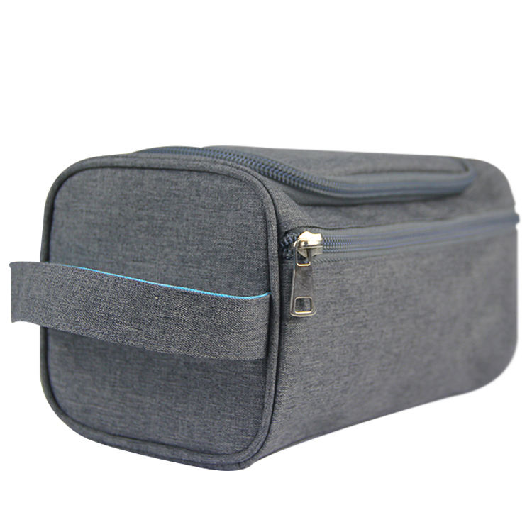 여성과 남성을 위한 재활용된 rpet 사용자 정의 브랜드 로고 여행 화장품 메이크업 가방 세면용품