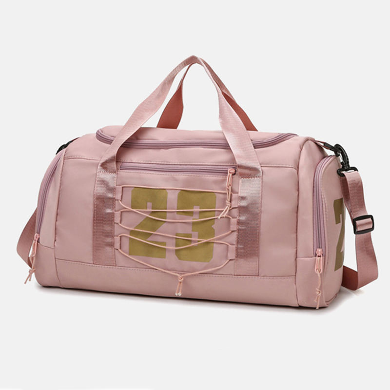 요가 토트 체육관 스포츠 휴대용 핑크  여행 가방 