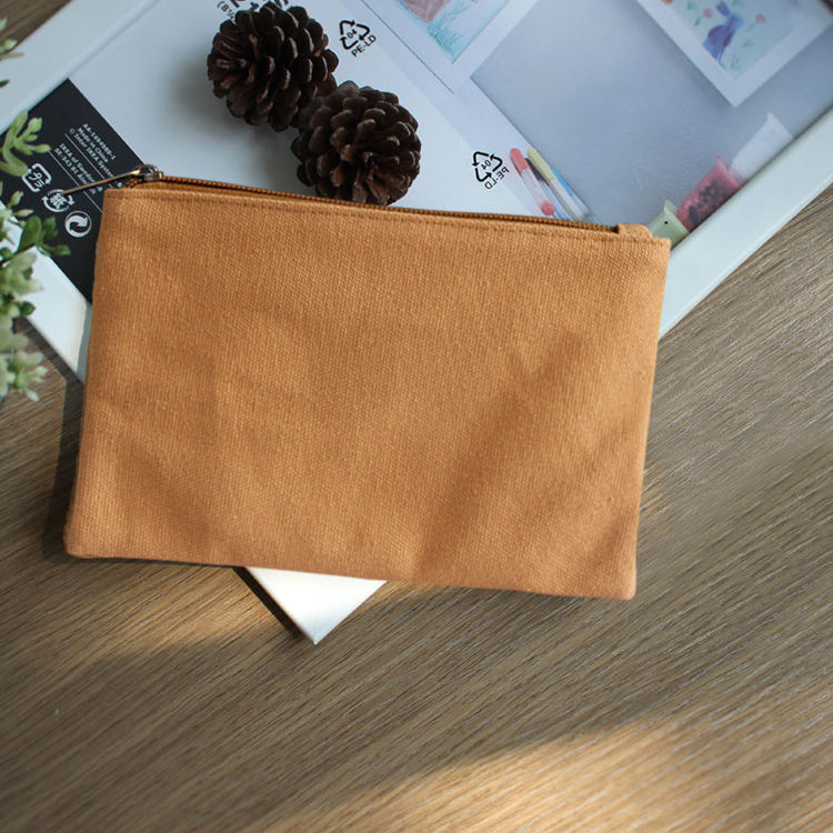 최고 품질의 맞춤형 에코 뷰티 화장품 가방 캔버스는 맞춤형 로고가있는 가방 코튼 파우치 지퍼를 구성합니다.