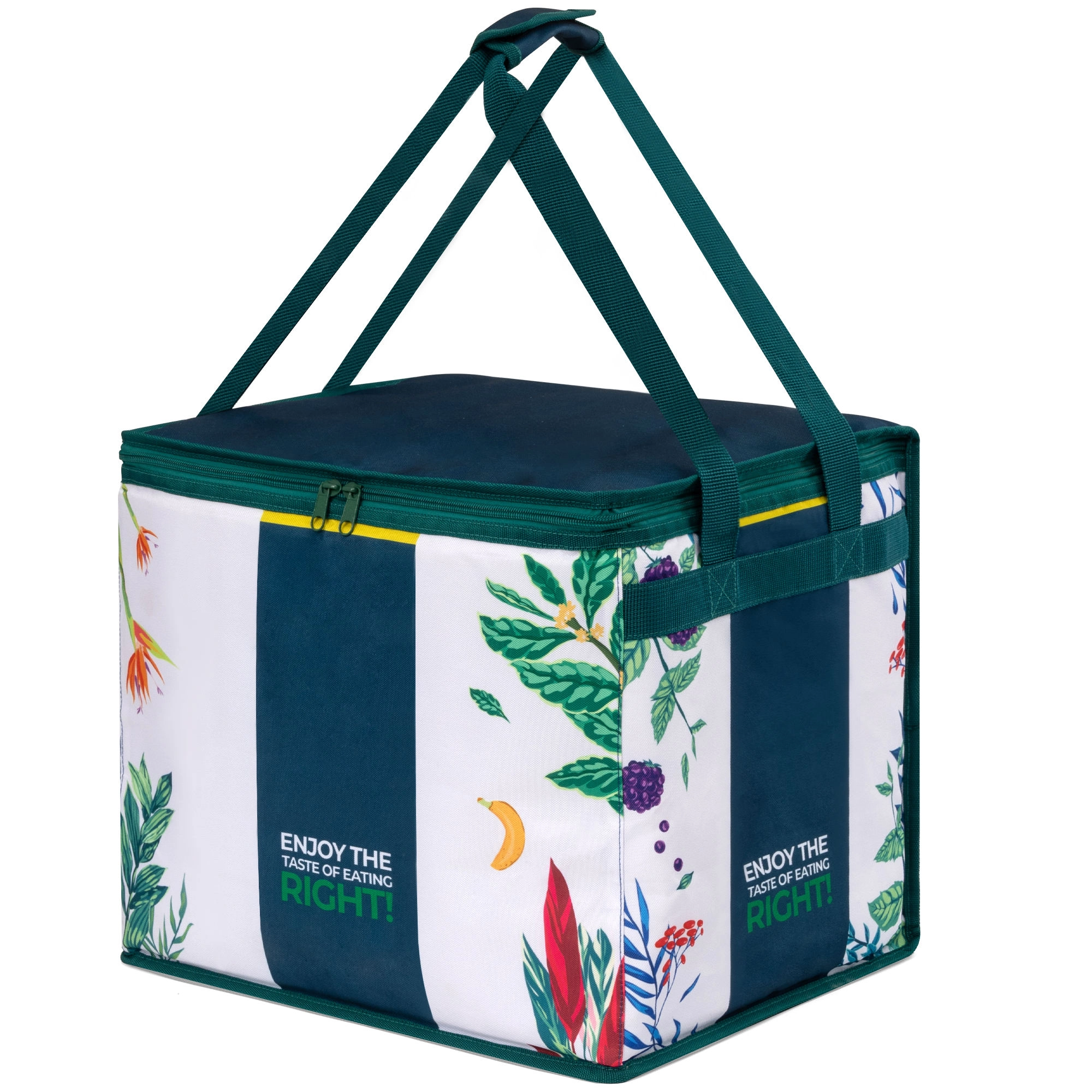 대용량 보온 보냉에 편리한 야외 피크닉 보관 신선식품 보관 쿨러백