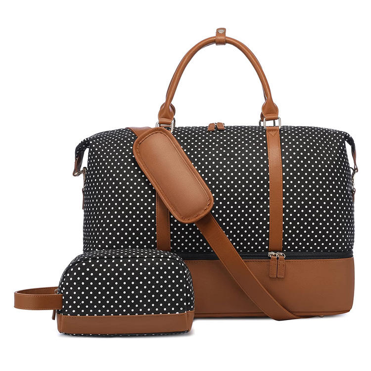 고품질 여성 요가 댄스  방수 여행 스포츠 듀펠 백 신발 구획