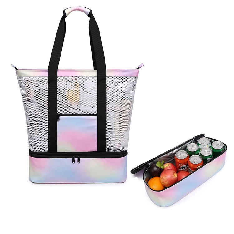 초대형 접힌 풀 피크닉 쿨러 백