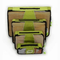 새로 디자인 여행 수하물 포장 4pcs 세트 포장 큐브 