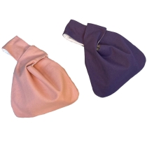 손목 가방 슬리브 매듭 캔버스 토트 소녀용 선물