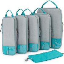 새로운  6 세트 수하물 패션 압축 포장 큐브